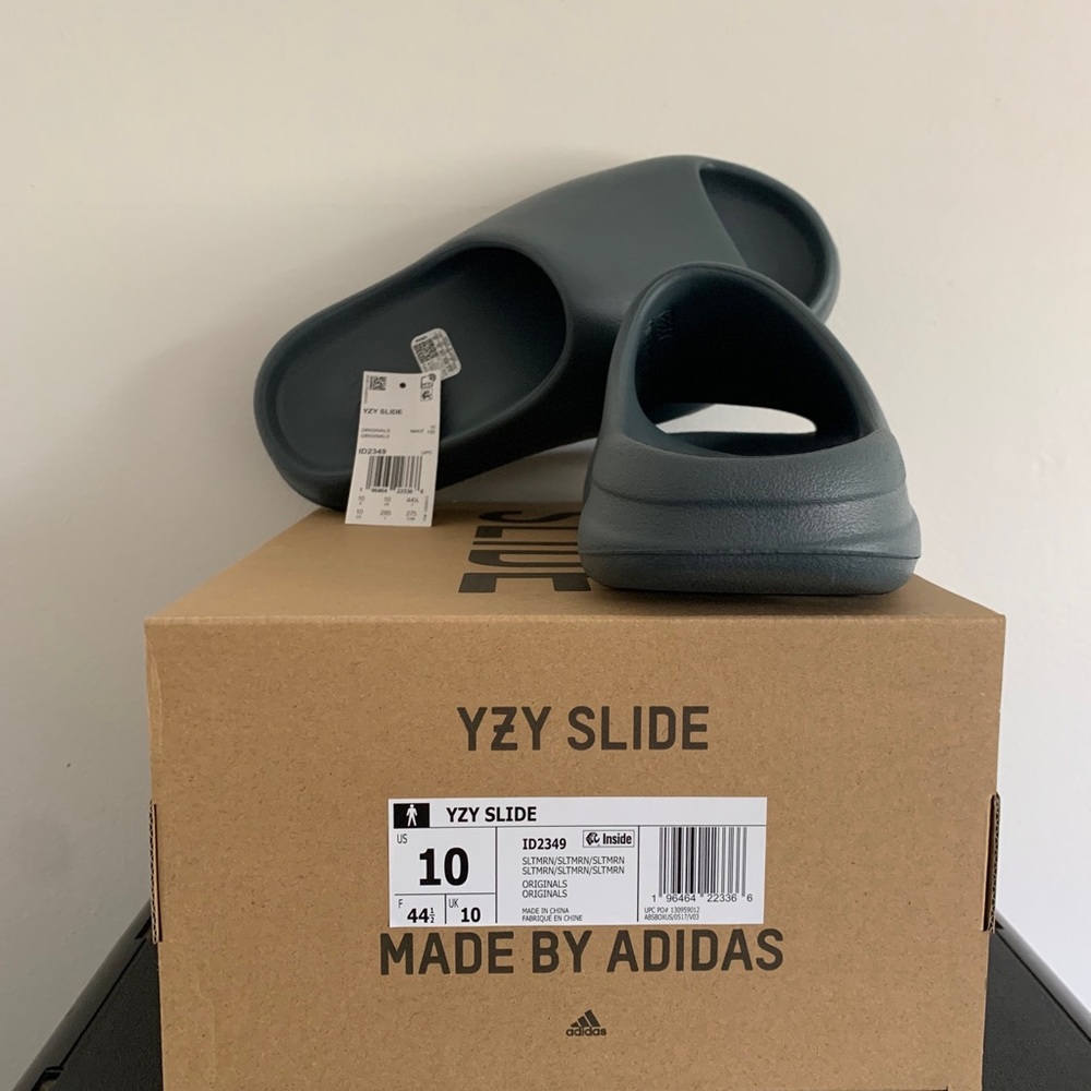 Adidas Yeezy Slide Slate Marine - ID2349 - Size 10